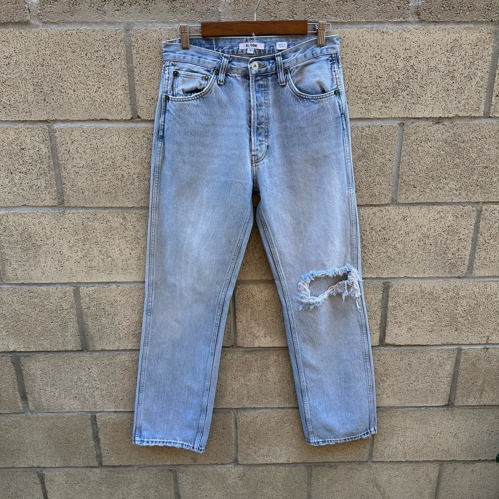 Re/Done Originals 90s High Rise Loose in Light Worn 7 Women’s Size 28